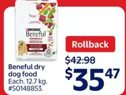 Walmart Beneful Dry Dog Food offer