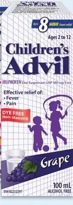 Walmart Children's Advil Liquid offer