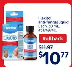Walmart Flexitol anti-fungal Liquid offer
