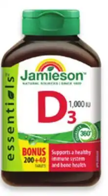 Walmart Jamieson vitamin D 240s offer