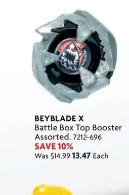 Home Hardware BEYBLADE X Battle Box Top Booster offer