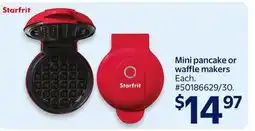 Walmart Starfrit Mini Pancake or Waffle Makers offer