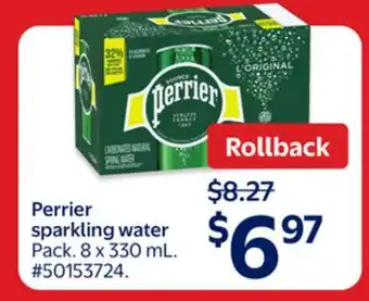 Walmart Perrier sparkling water offer