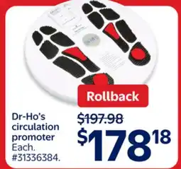 Walmart Dr-Ho's circulation promoter offer