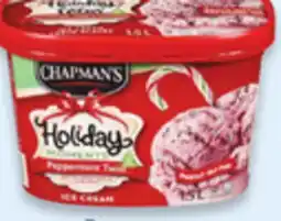 Walmart Chapman's Holiday Moments ice cream tubs offer