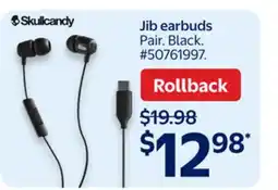 Walmart Skullcandy Jib earbuds offer