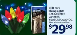 Walmart LED Mini String Lights offer