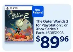 Walmart The Outer Worlds 2 for PlayStation 5 or Xbox Series X offer