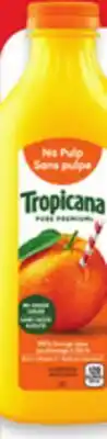 Walmart Tropicana 100% Pure Premium orange juice offer