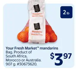Walmart Your Fresh Market mandarins offer