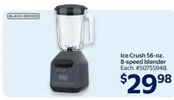 Walmart Black+Decker Ice Crush 56 oz 8-Speed Blender offer