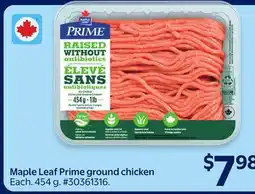 Walmart Maple Leaf Prime Ground Chicken offer