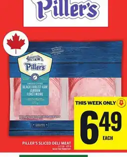 Food Basics PILLER'S SLICED DELI MEAT offer