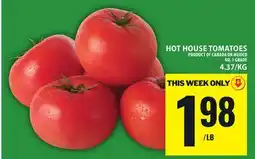 Food Basics HOT HOUSE TOMATOES offer