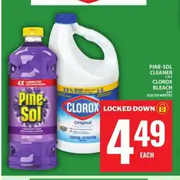 Food Basics PINE-SOL CLEANER OR CLOROX BLEACH offer