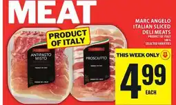 Food Basics MARC ANGELO ITALIAN SLICED DELI MEAT offer