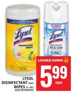 Food Basics LYSOL DISINFECTANT OR WIPES offer