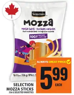 Food Basics SELECTION MOZZA STICKS offer