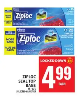 Food Basics ZIPLOC SEAL TOP BAGS offer
