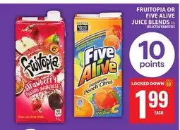 Food Basics FRUITOPIA OR FIVE ALIVE JUICE BLENDS offer
