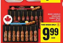 Food Basics MARC ANGELO SOUVLAKI FAMILY PACK offer
