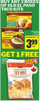 Food Basics OLD EL PASO TACO KITS offer