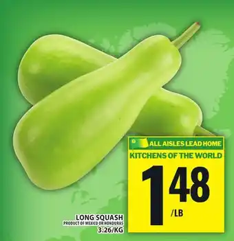 Food Basics LONG SQUASH offer