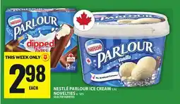 Food Basics NESTLÉ PARLOUR ICE CREAM OR NOVELTIES offer