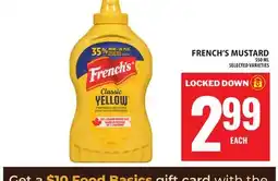 Food Basics FRENCH'S MUSTARD offer