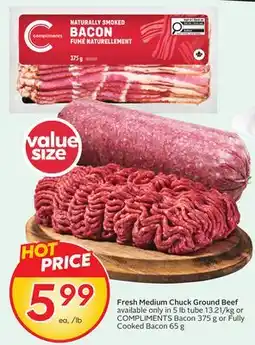 Sobeys Fresh Medium Chuck Ground Beef offer