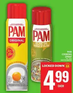 Food Basics PAM COOKING SPRAY offer