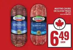 Food Basics MASTRO CHUBS OR SLICED TRIOS offer