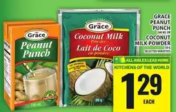 Food Basics GRACE PEANUT PUNCH OR COCONUT MILK POWDER offer