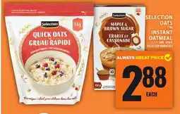 Food Basics SELECTION OATS OR INSTANT OATMEAL offer