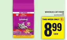 Food Basics WHISKAS CAT FOOD offer