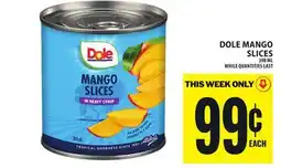 Food Basics DOLE MANGO SLICES offer