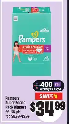 FreshCo Pampers Super Econo Pack Diapers 66-174 pk offer