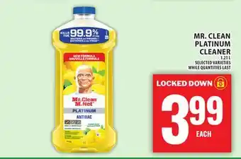 Food Basics MR. CLEAN PLATINUM CLEANER offer