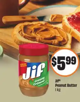 FreshCo Jif Peanut Butter 1 kg offer