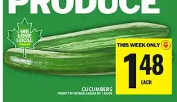 Food Basics CUCUMBERS offer