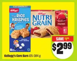 FreshCo Kellogg's Core Bars 125-384g offer