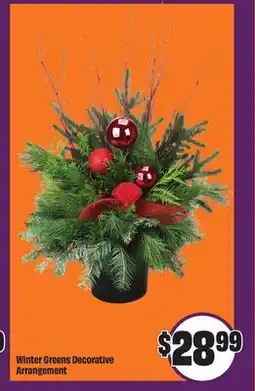 FreshCo Winter Greens Decorative Arrangement offer