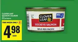 Food Basics CLOVER LEAF SOCKEYE SALMON offer