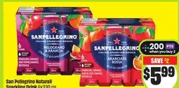 FreshCo San Pellegrino Naturali Sparkling Drink 6x330 ml offer