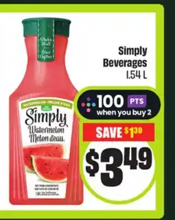 FreshCo Simply Beverages 1.54 L offer