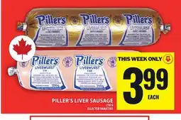 Food Basics PILLER'S LIVER SAUSAGE offer