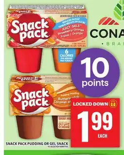 Food Basics SNACK PACK PUDDING OR GEL SNACK offer