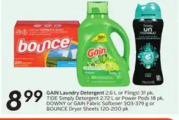 Sobeys GAIN Laundry Detergent offer