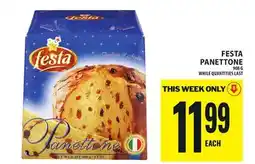 Food Basics FESTA PANETTONE offer