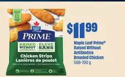 FreshCo Maple Leaf Prime Raised Without Antibiotics Breaded Chicken 568-700 g offer